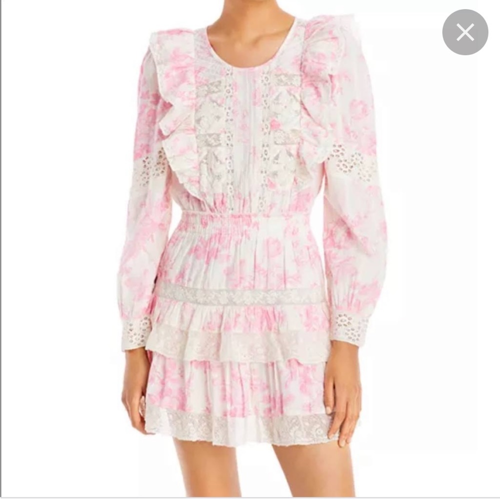 Loveshackfancy Santorini Dress in Pink
